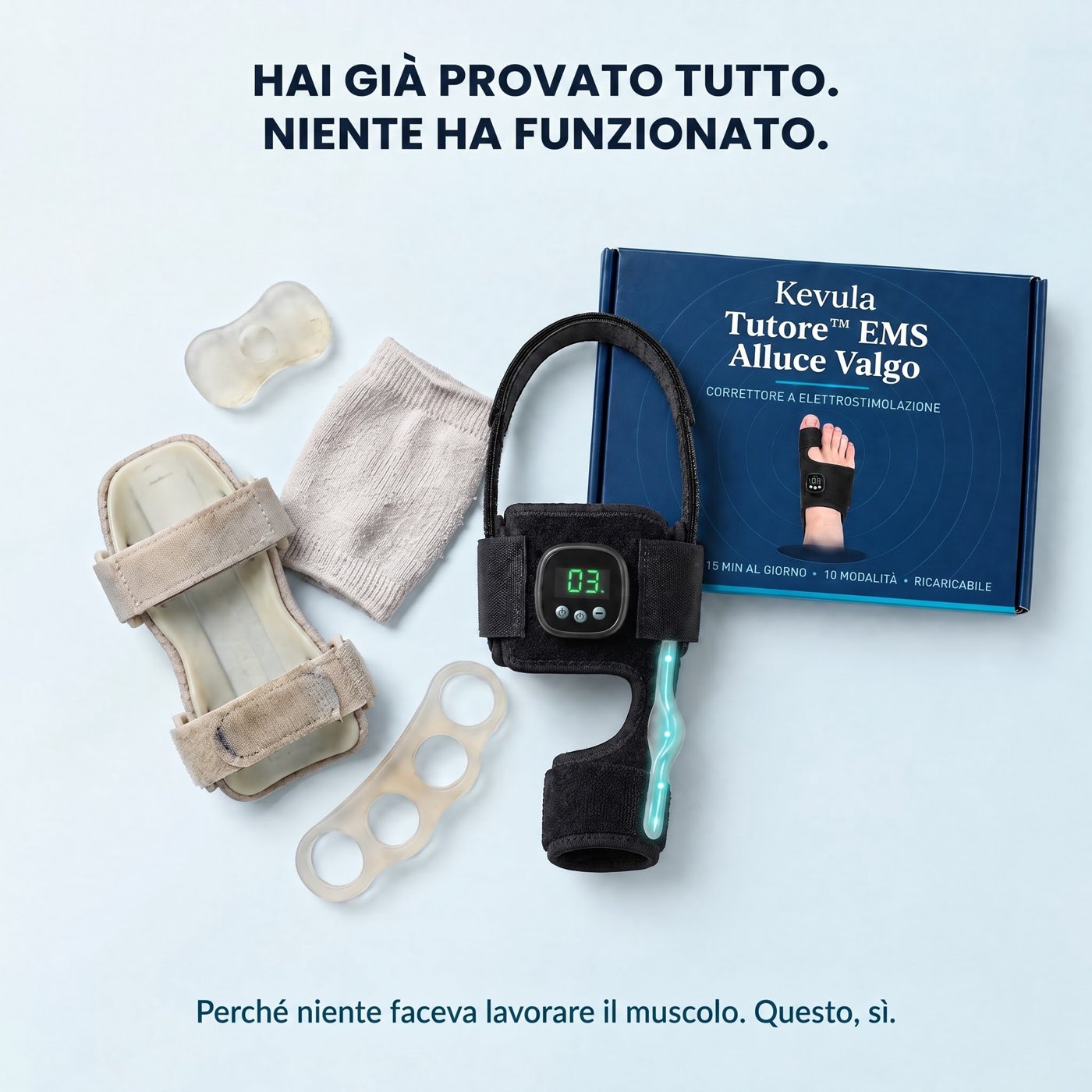 Tutore EMS per Alluce Valgo Kevula