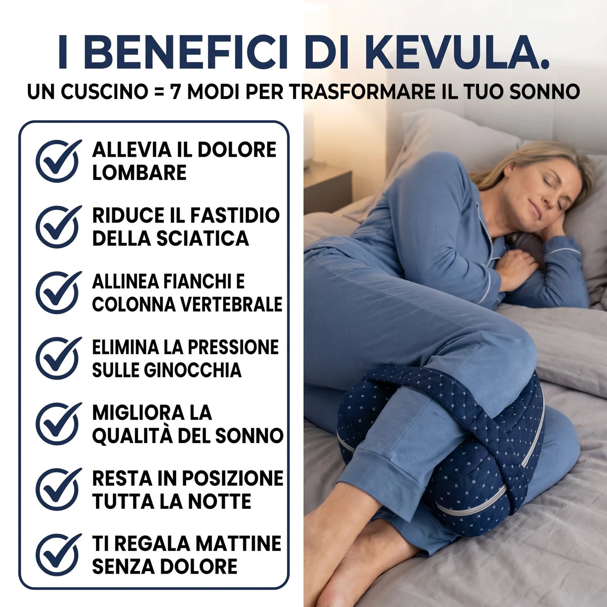 Cuscino per ginocchia Kevula
